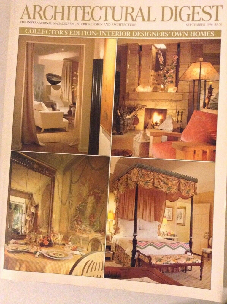 Architectural Digest Magazine Mark Hampton Comforts September 1996 090517nonrh