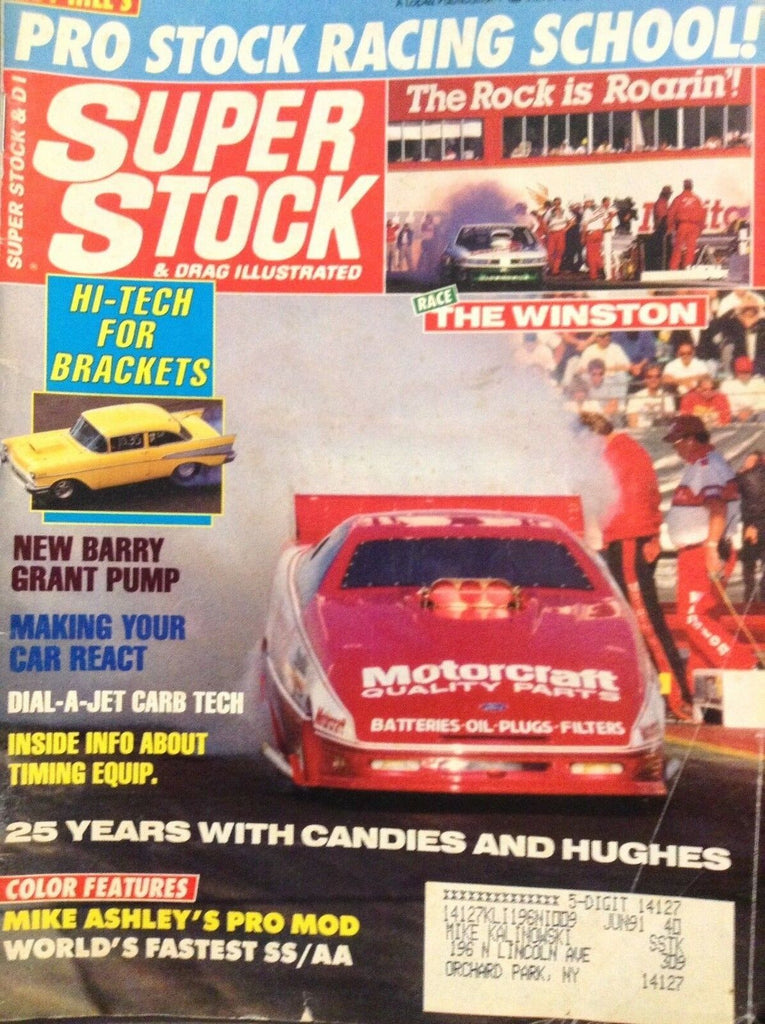 Super Stock Magazine Nitro & Nitrous '55 T-Bird September 1989 013118nonrh