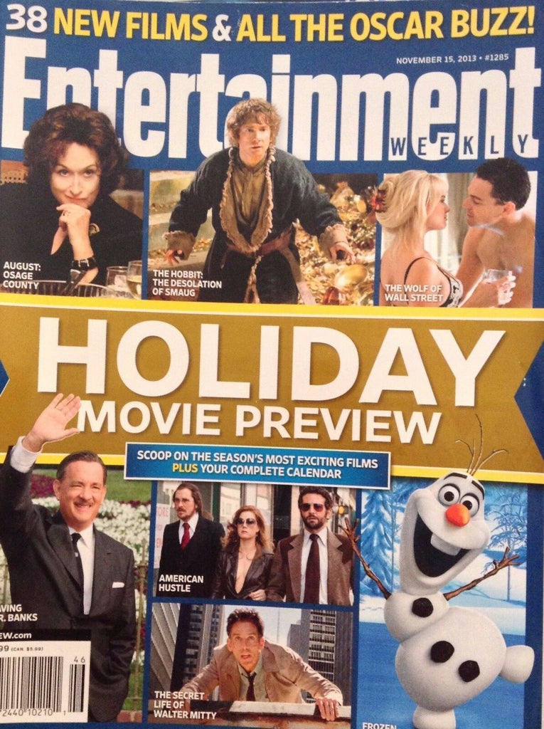 Entertainment Weekly Magazine The Hobbit November 15, 2013 NO ML 121317nonrh