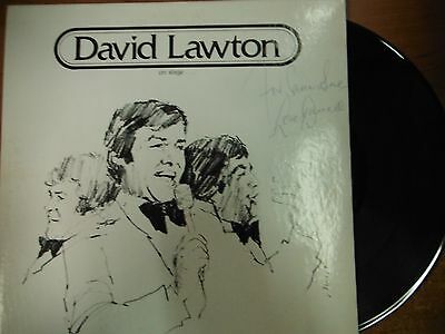 33 RPM Vinyl David Lawton Very Live! on Stage SIGNED DL1000 022715SM