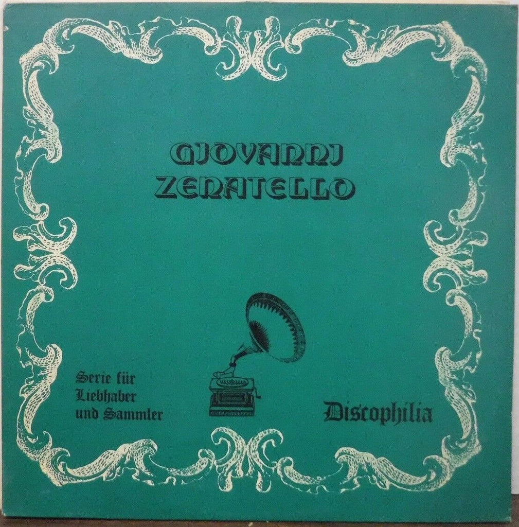 Giovanni Zenatello 33RPM KG-Z-1 012217LLE