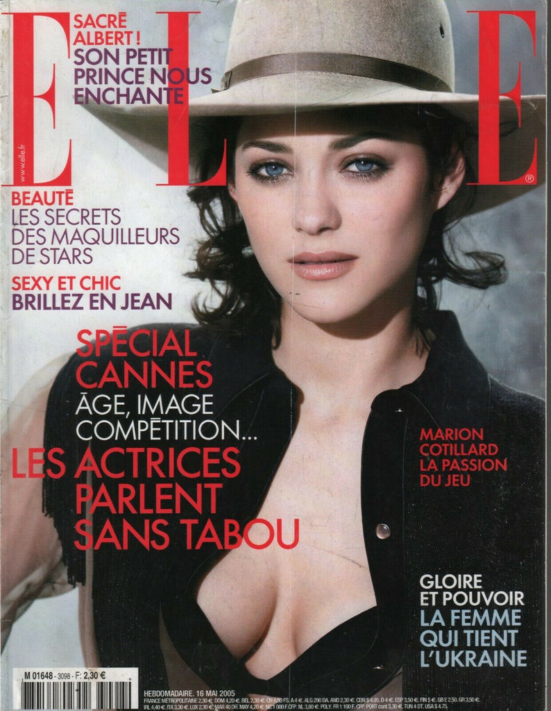 Elle French Fashion Magazine 16 Mai 2005 Marion Cotillard 091919AME