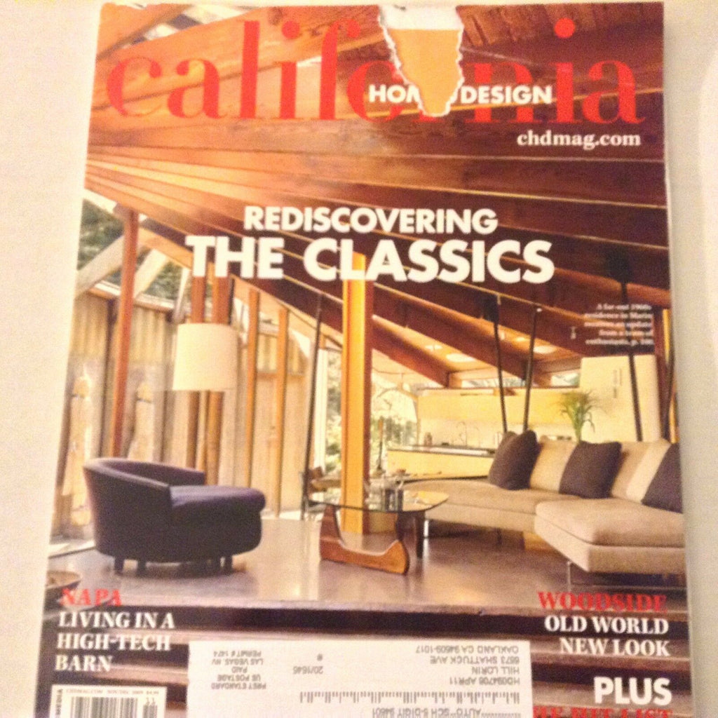 California Home + Design Magazine Marin Residence Nov/Dec 2009 070817nonrh2