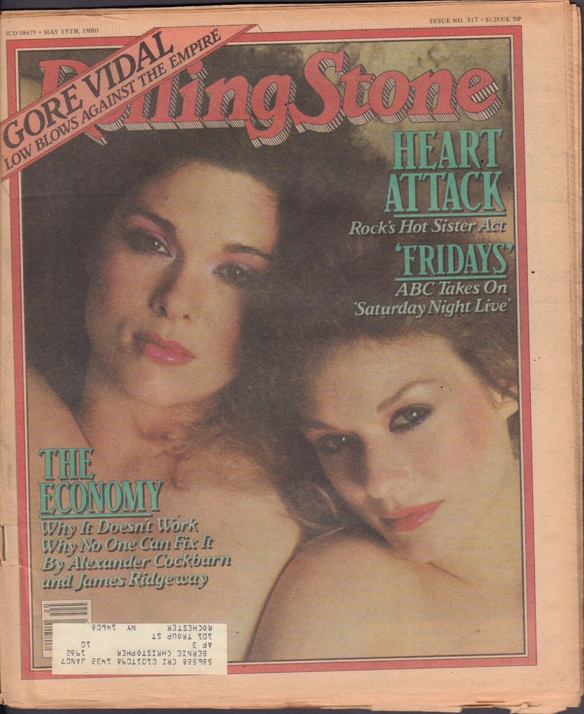 Rolling Stone May 15 1980 Heart Attack, Gore Vidal w/ML 121416DBE
