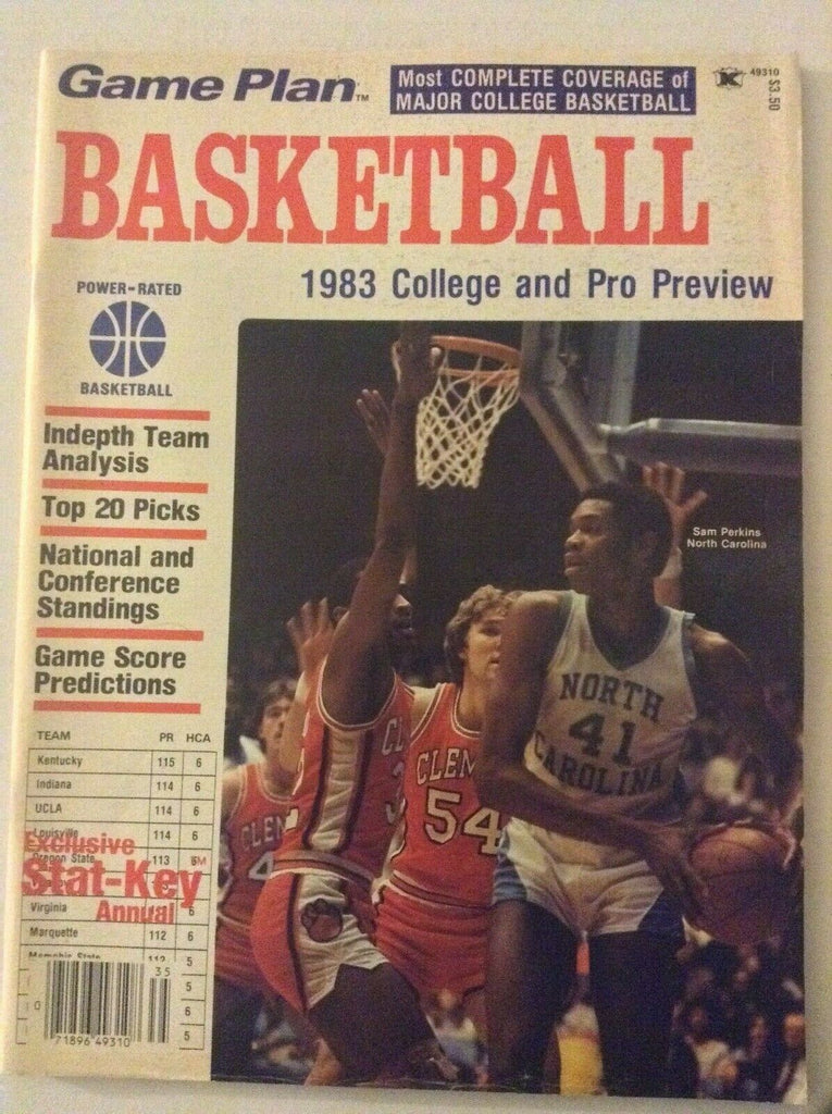 Game Plan Basketball Sam Perkins 1983 Pro Preview 050719nonrh