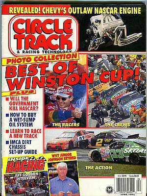 Circle Track Magazine April 1996 Best of Winston Cup! Jeff Gordon VGEX 012216jhe