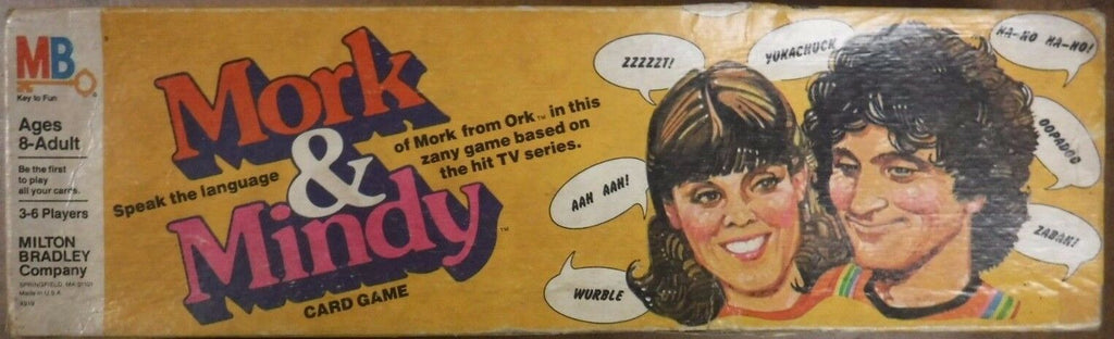 Mork & Mindy Card Game Milton Bradley 1978