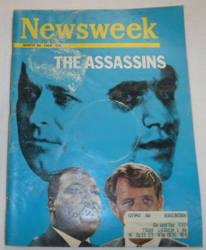 Newsweek Magazine Ted Kennedy Martin Luther King March 1969 VINTAGE 093016R