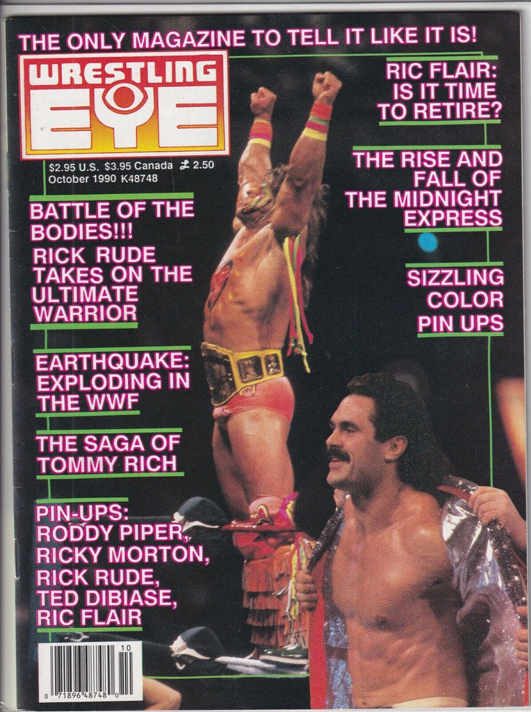 Wrestling Eye Mag Ultimate Warrior Tommy Rich Ric Flair October 1990 091019nonr