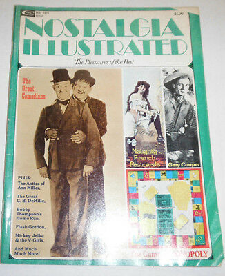 Nostalgia Illustrated Magazine Chaplin & Gary Cooper May 1975 102414R