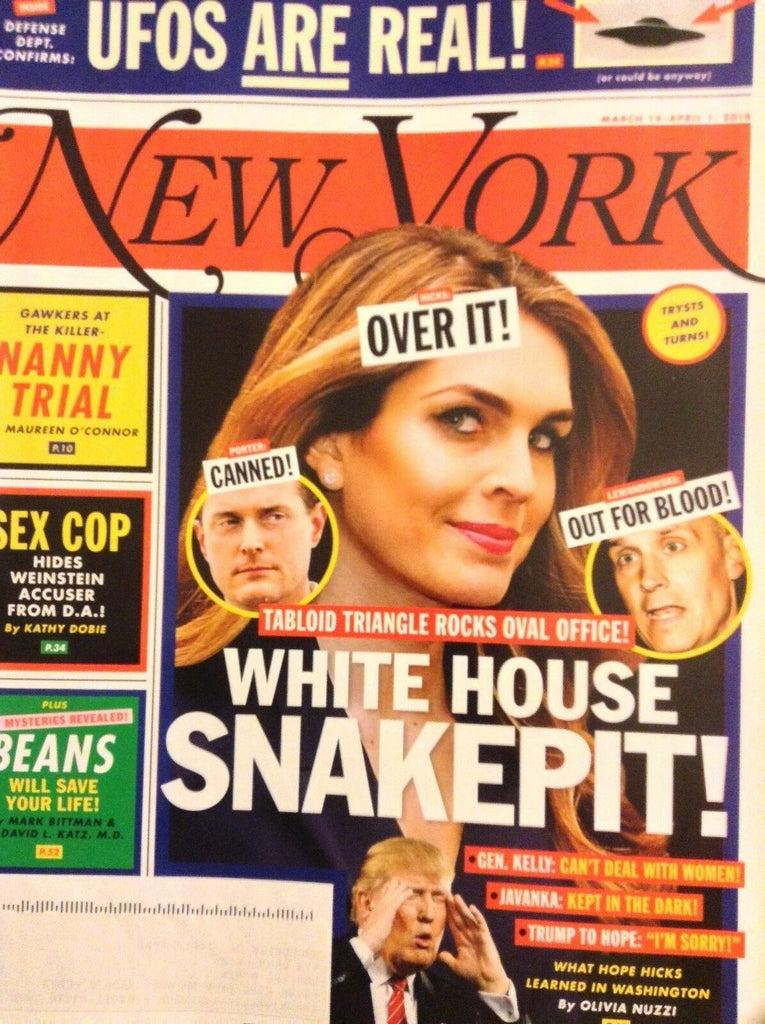 New York Magazine Donald Trump Tabloid Triangle March/April 2018 051018nonrh