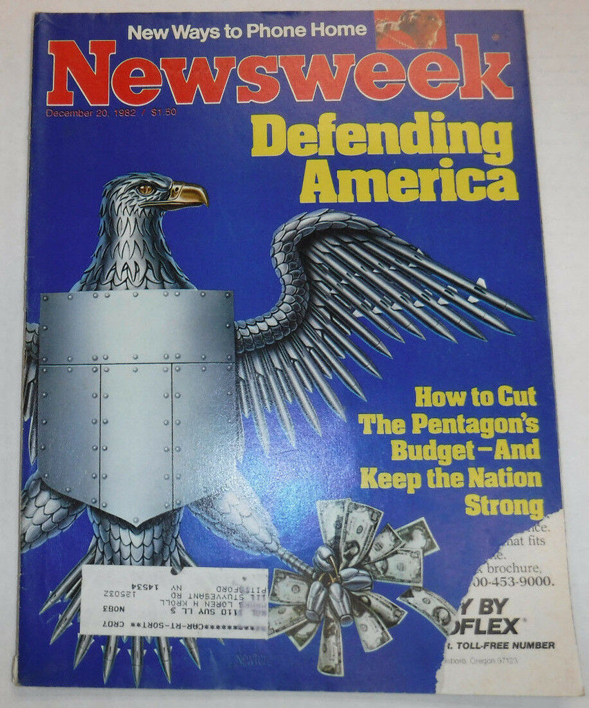 Newsweek Magazine Defending America December 20, 1982 100716R