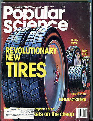 Popular Science Magazine May 1984 Revolutionary New Tires EX 032116jhe