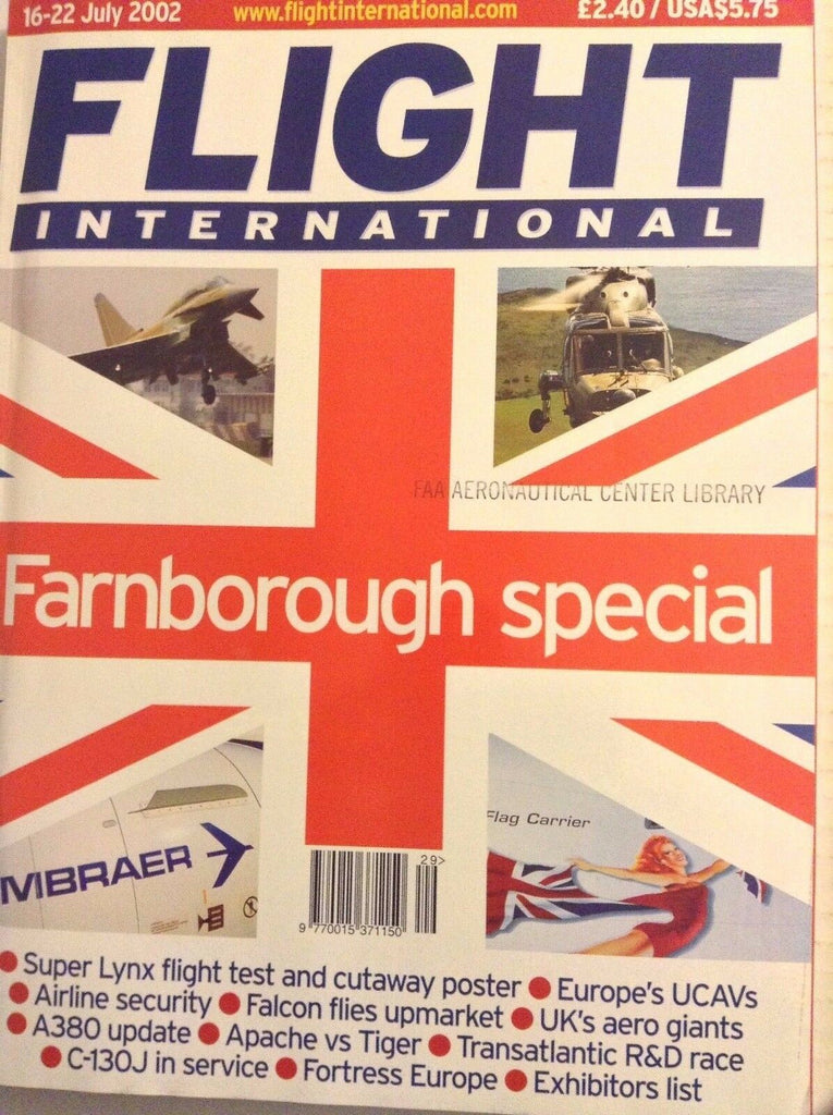 Flight International Magazine Farnborough Special July 2002 FAL 091717nonrh