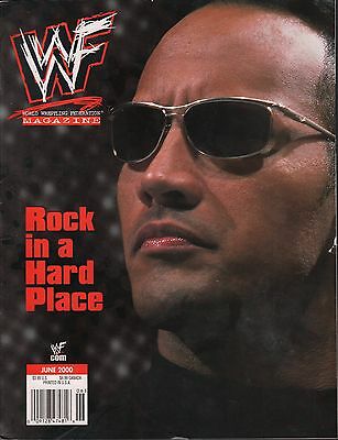 WWF Magazine June 2000 The Rock EX 121015DBE