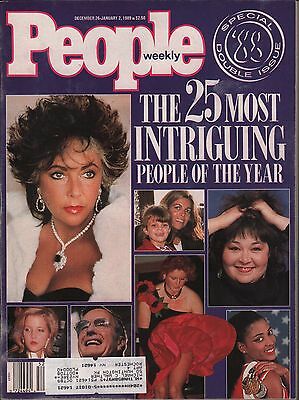 People Weekly December 26 january 2 1989 25 most intriguing w/ML VG 012816DBE