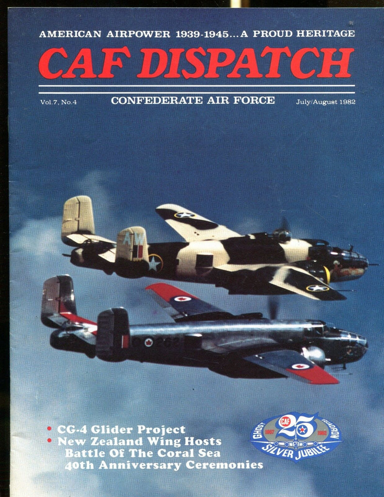 CAF Dispatch Magazine July-August 1982 CG-4 Glider EX No ML 122916jhe