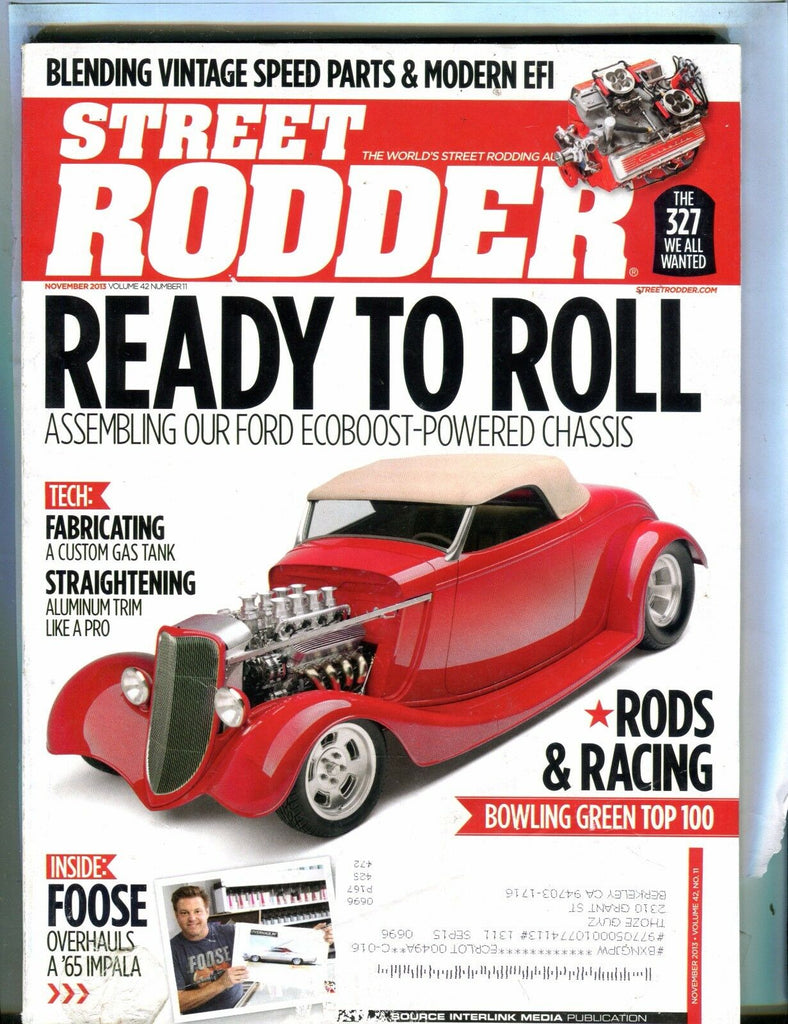 Street Rodder Magazine November 2013 '65 Impala w/ML 041917nonjhe