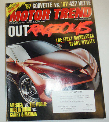 Motor Trend Magazine The First Musclecar Sport/Utility April 1997 012115R