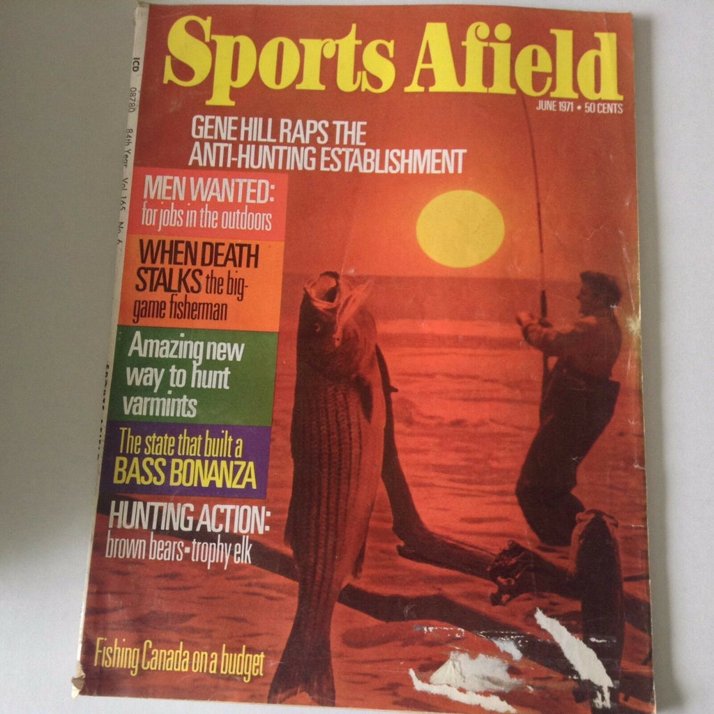 Sports Afield Magazine Gene Hill Anti Hunting Est June 1971 052617nonrh3
