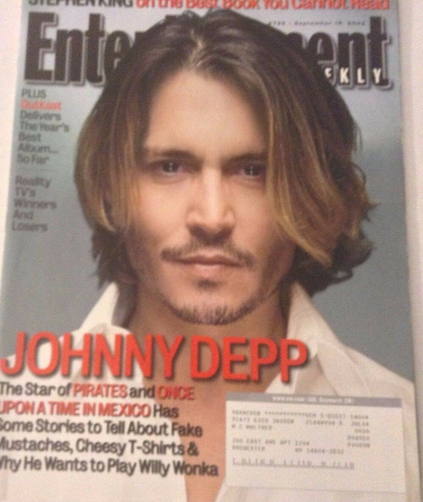 Entertainment Weekly Magazine Johnny Depp Outkast September 19, 2003 080117nonrh