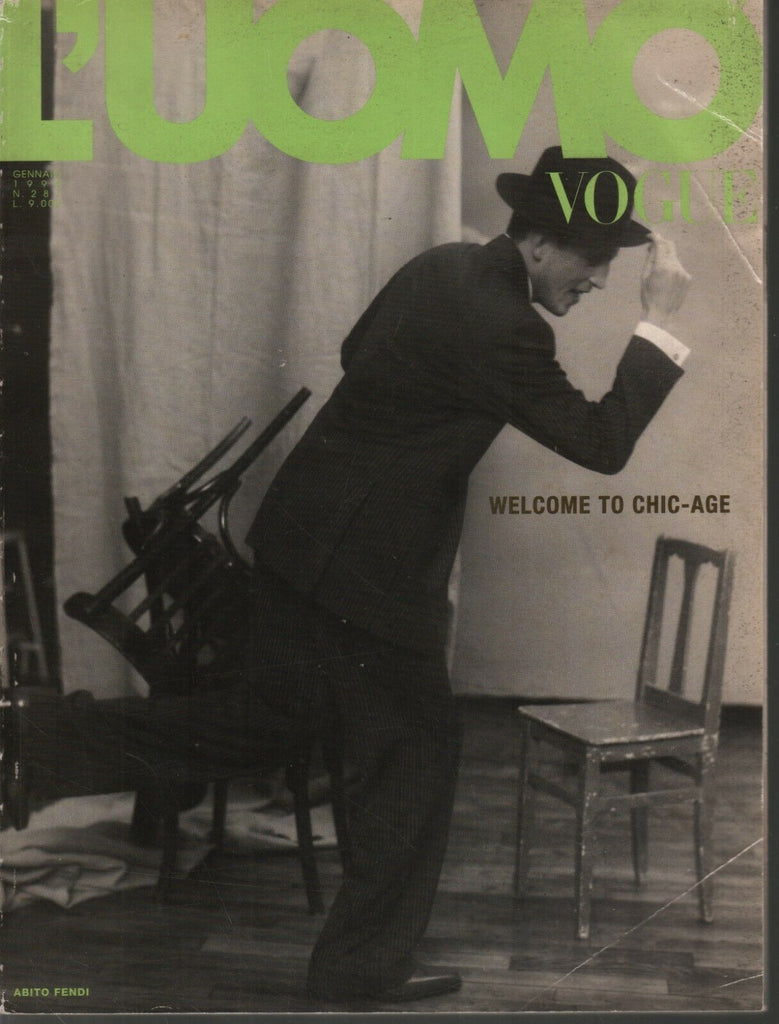 L'uomo Vogue Fashion Magazine January 1998 Barbra Katz 012721ame2