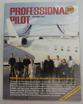 Professional Pilot Magazine Gulfstream Winners September 2004 FAL 060115R