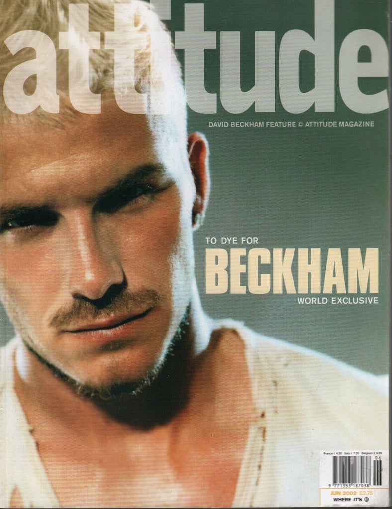 Attitude UK Gay Interest June 2002 David Beckham Rare Exclusive 031120AME2