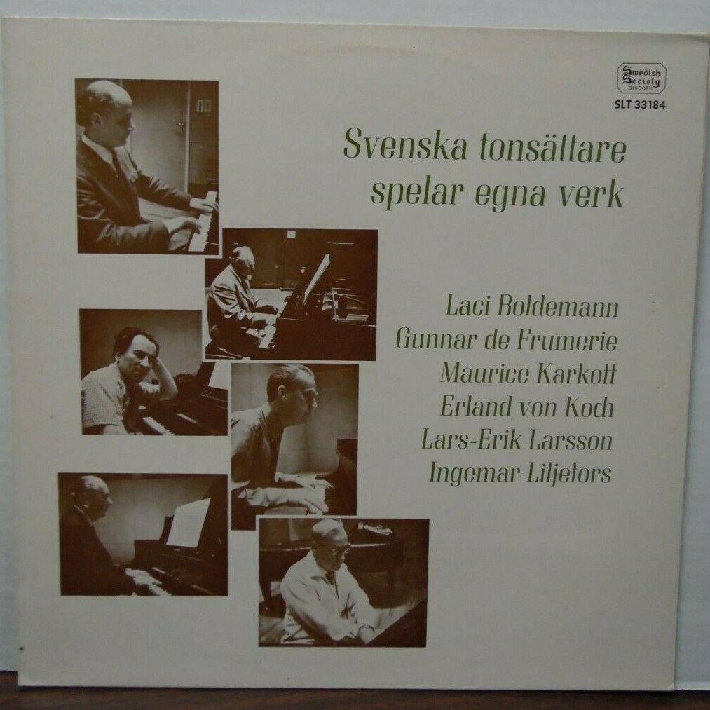 Svenska Tonsattare Spelar Egna Verk vinyl SLT33184 020120LLE