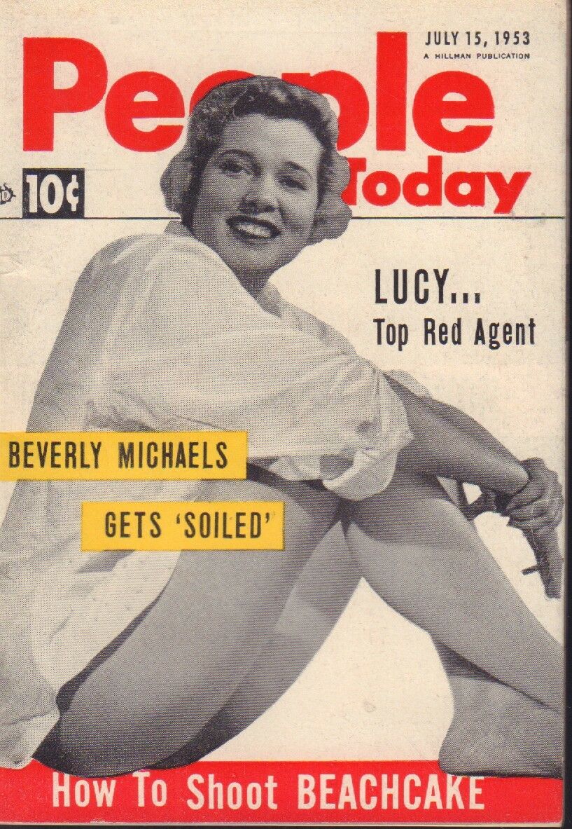 People Today Digest July 15 1953 Beverly Michaels Cheesecake Pin Up 09 ...