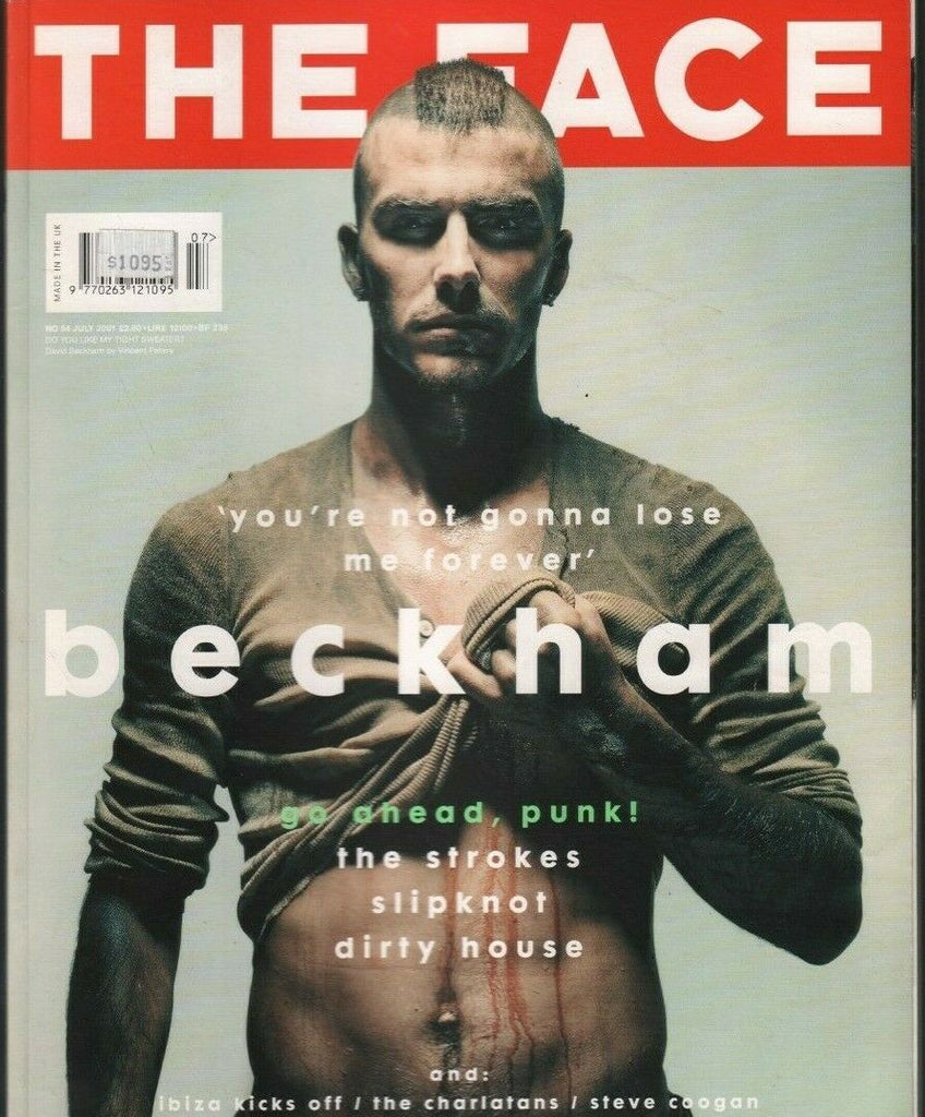 The Face July 2001 David Beckham The Strokes Slipknot Dirty House 021820DBF