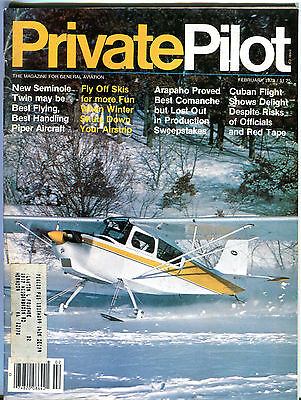 Private Pilot Magazine February 1979 Arapaho Seminole Twin EX 020516jhe