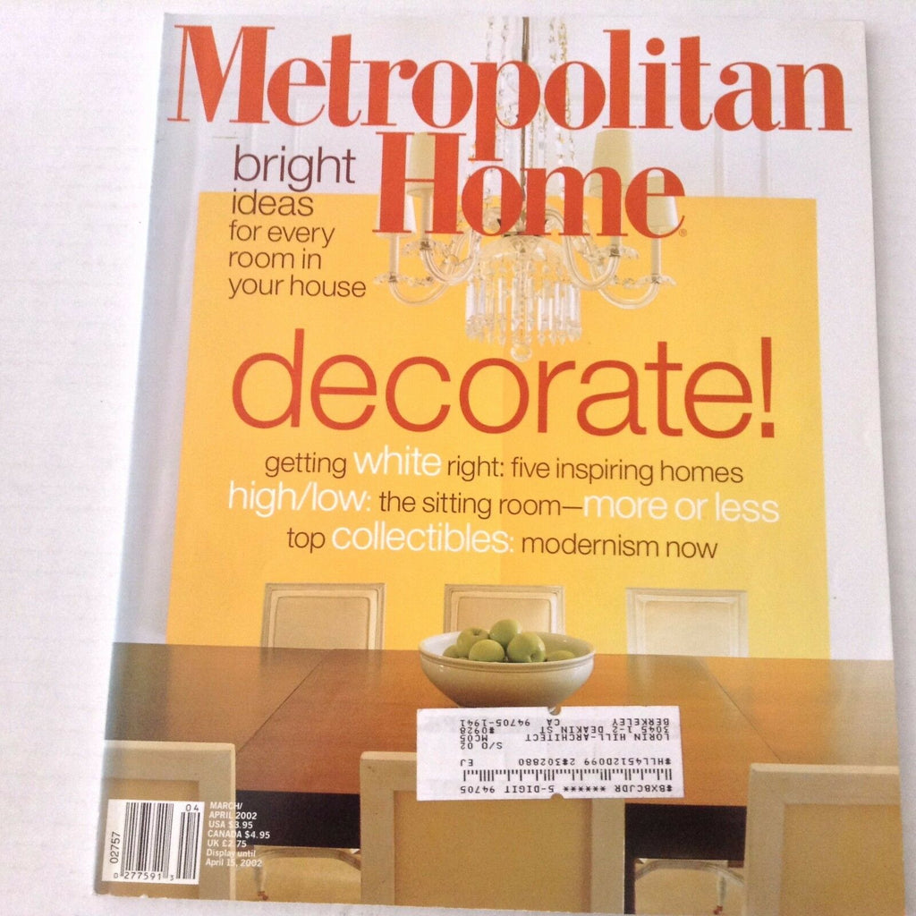 Metropolitan Home Magazine Modernism Now 5 Homes March/April 2002 070217nonrh