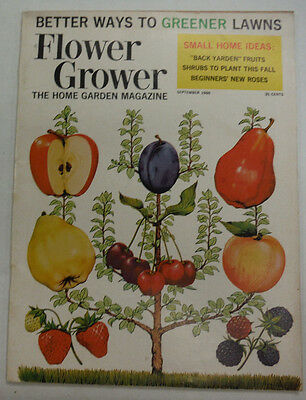 Flower Grower Magazine Back Yarding Fruits September 1960 051815R