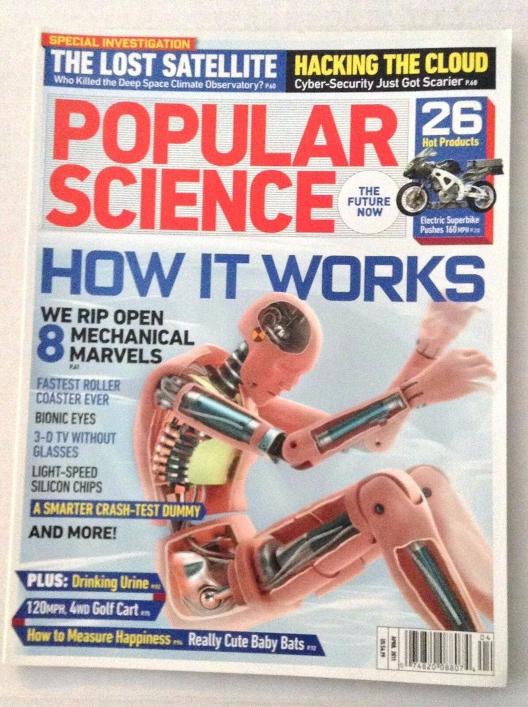 Popular Science Magazine Rip Open 8 Mechanical Marvels April 2011 121916rh