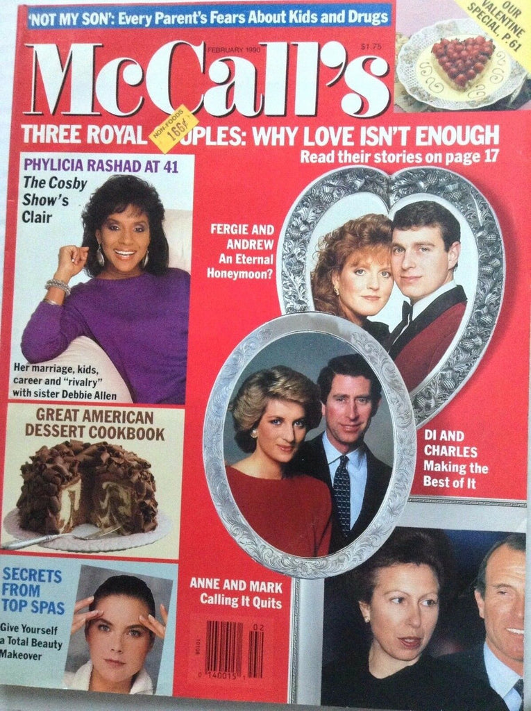 McCall's Magazine Phylicia Rashad Fergie & Andrew February 1990 092517nonrh
