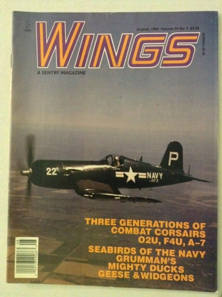 Wings Magazine Combat Corsairs O2U F4U August 1994 050319nonrh