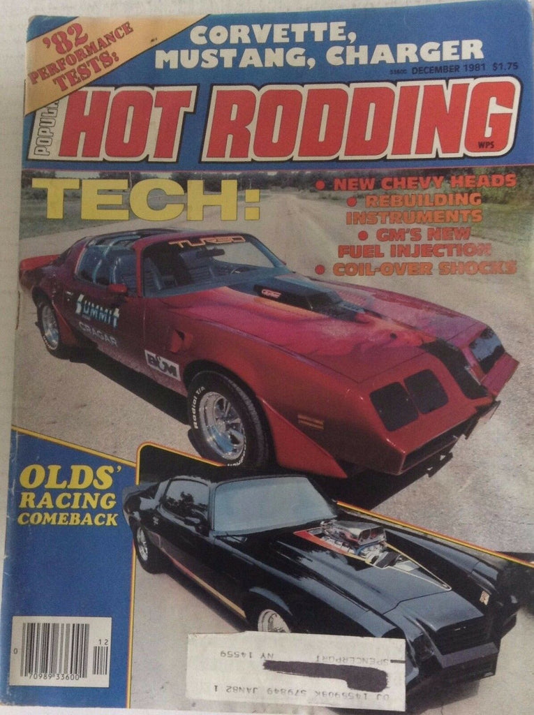 Popular Hot Rodding Magazine New Chevy Heads December 1981 042717nonrh