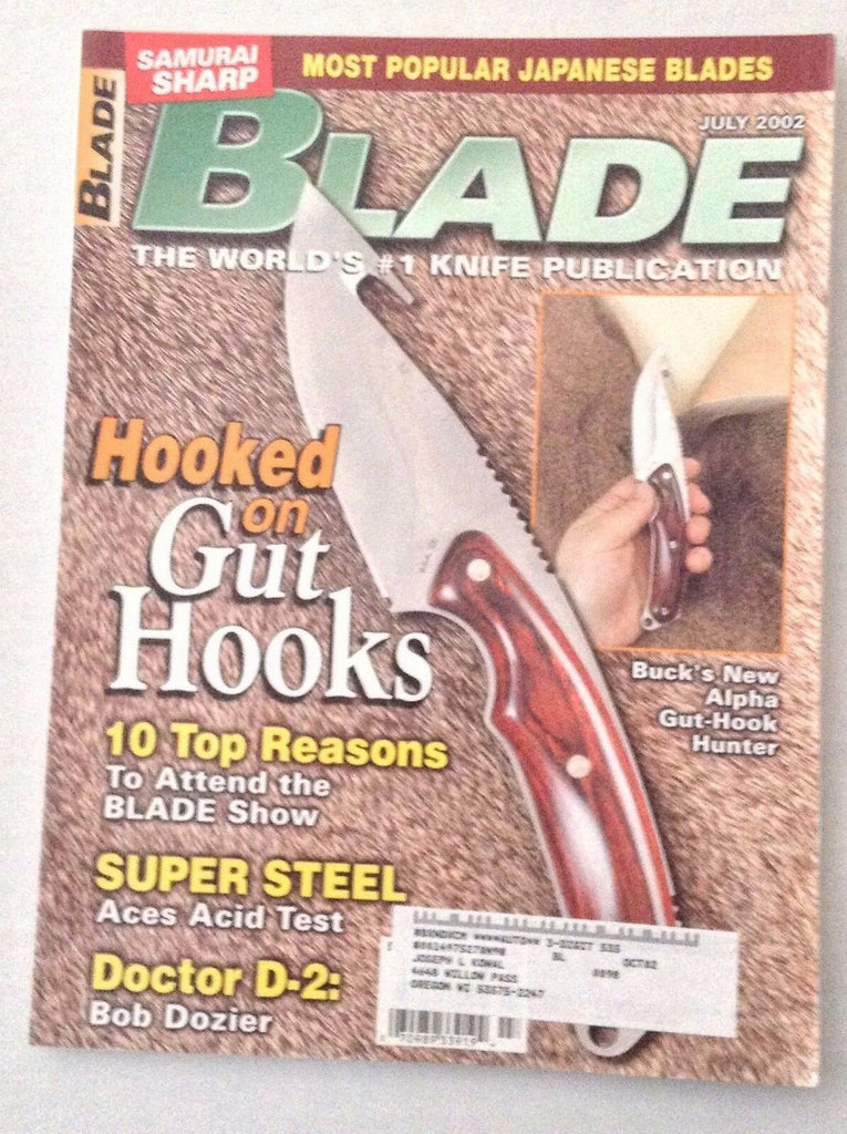 Blade Magazine Hooked On Gut Hooks July 2002 050517nonDBE