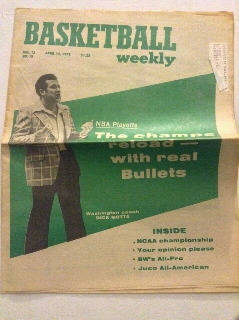 Basketball Weekly Mag Dick Motta April 15, 1979 091119nonrh