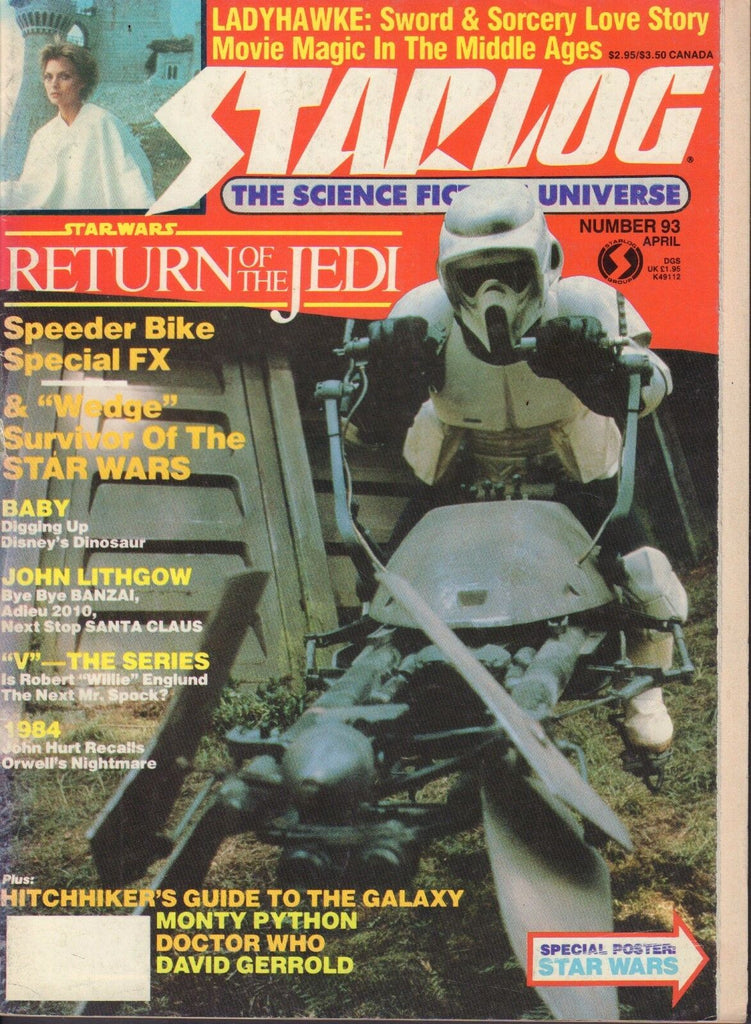 Starlog April 1985 Star Wars Return of The Jedi, V, John Lithgow 042717nonDBE