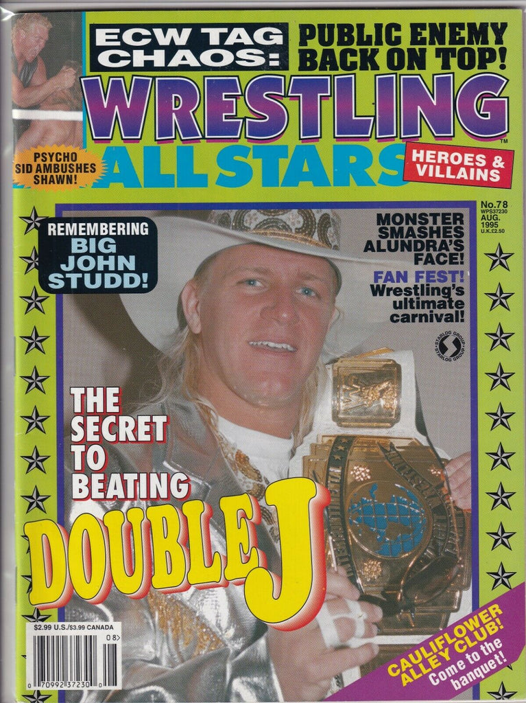 Wrestling All Stars Mag John Studd Sid Vicious August 1995 No.78 091019nonr