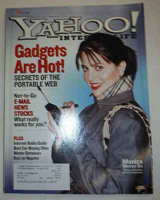Yahoo! Magazine Monica Lewinsky & Internet Radio Guide February 2001 032015R