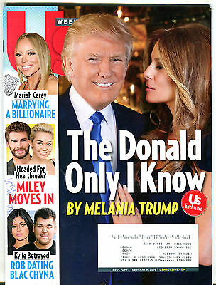 Us Weekly Magazine February 8 2016 Donald Melania Trump EX 022516jhe