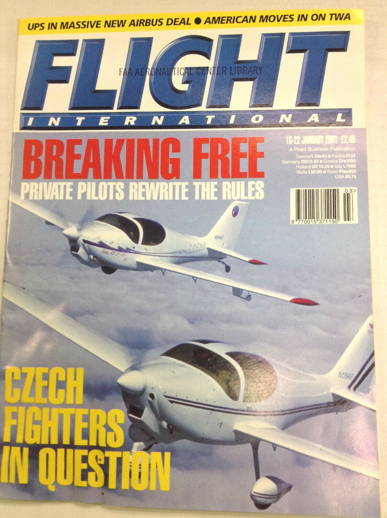 Flight International Magazine Pilots Rewrite Rules January 2001 FAL 042617nonr2