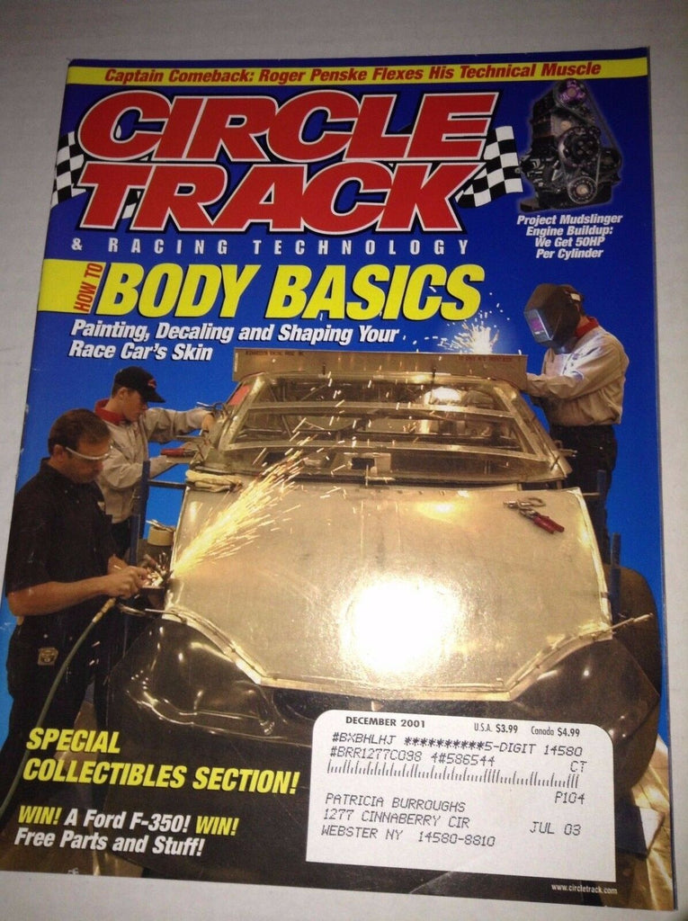 Circle Track Magazine Body Basics, Painting Shaping December 2001 040517NONRH