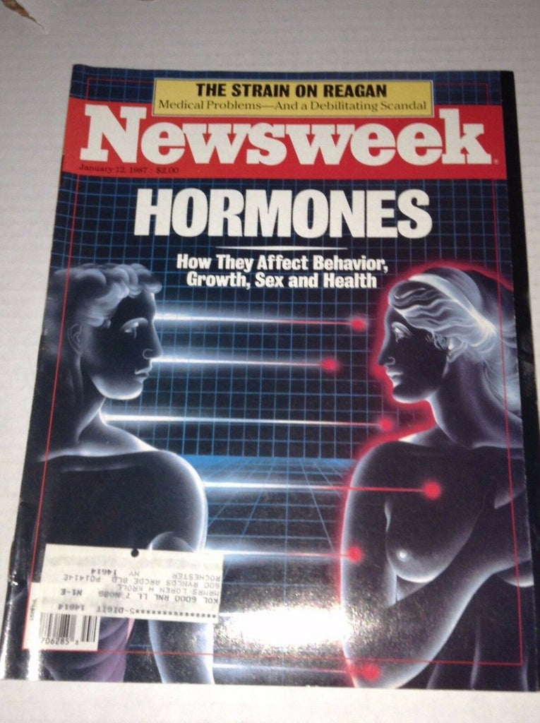 Newsweek Magazine Hormones How They Affect You January 12, 1987 111716RH