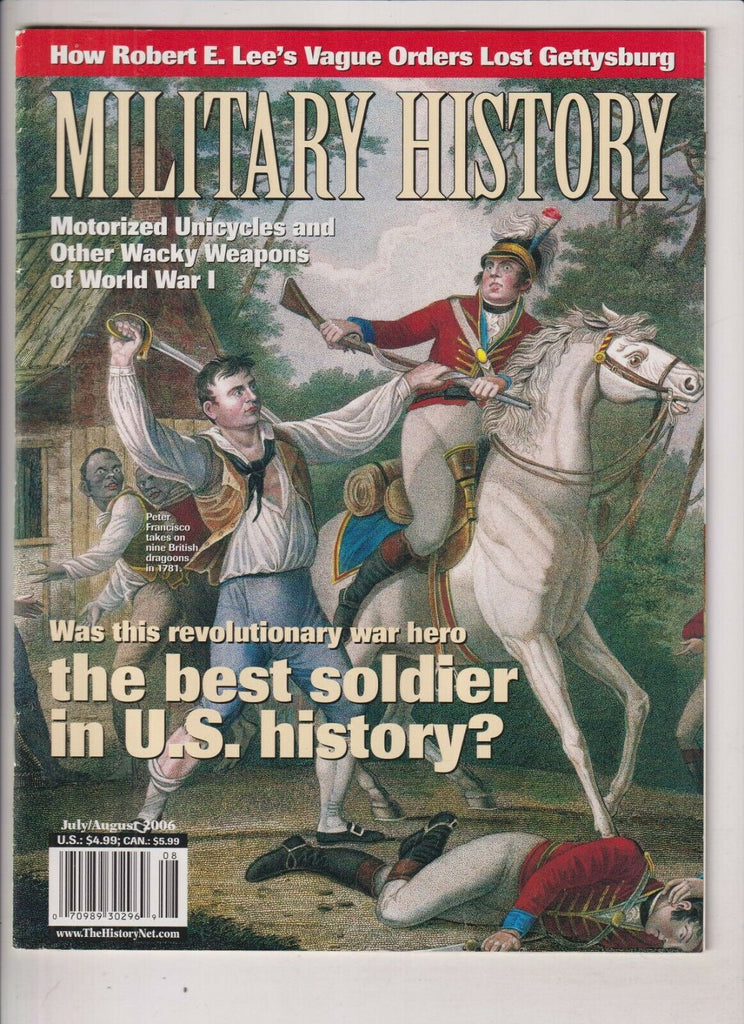 Military History Mag Peter Francisco Takes On British Jul/Aug 2006 032720nonrh