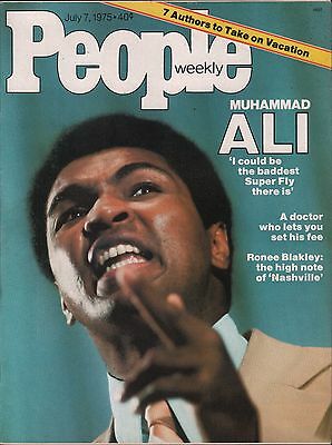 People Weekly July 7 1975 Muhammad Ali, Ronee Blakley VG 012916DBE