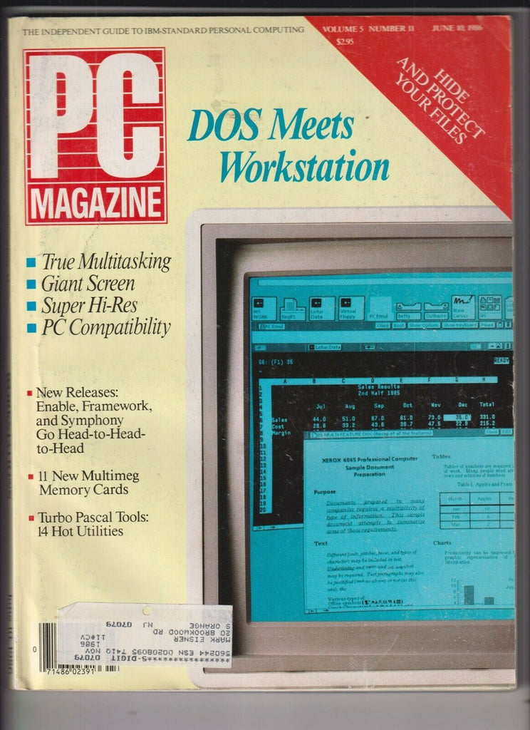 PC Magazine DOS Meets Workstation June 10, 1986 120619nonr